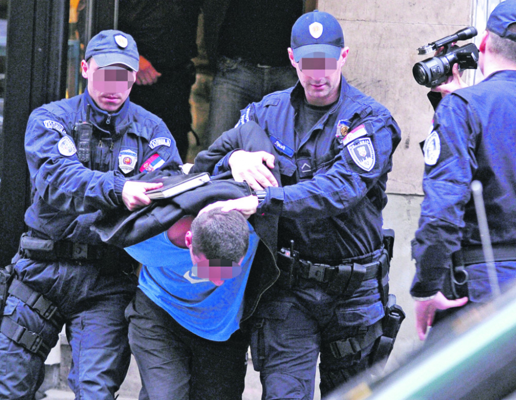 Policija u akciji hapšenja kriminalca