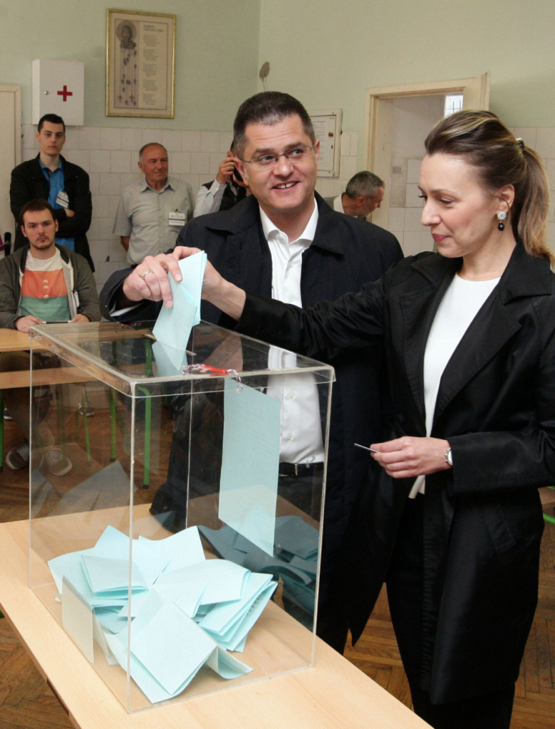 Vuk Jeremić sa suprugom