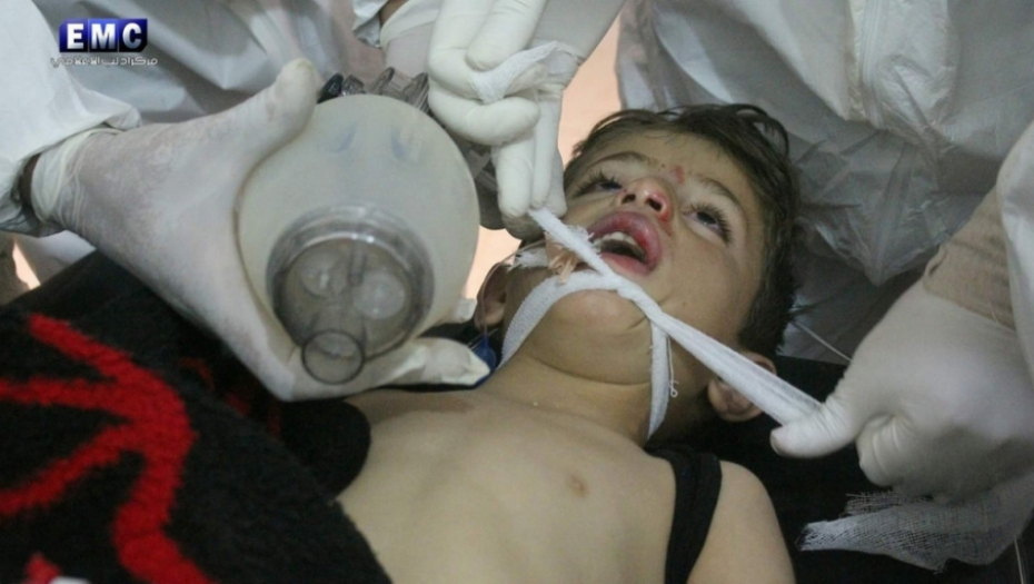 Žrtve napada hemijskim oružjem u Siriji