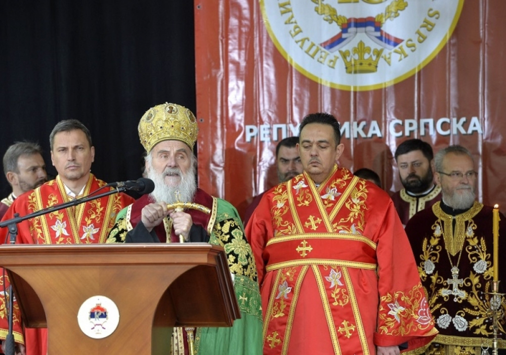 Patrijarh Irinej govori na komemoraciji