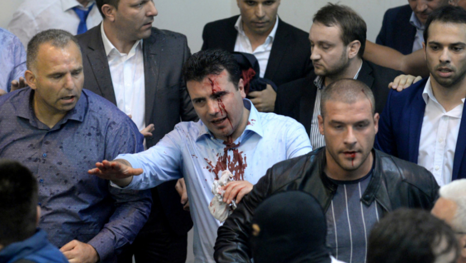 Zoran Zaev krvave glave