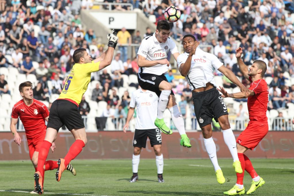 Detalj sa meča Partizan - Napredak