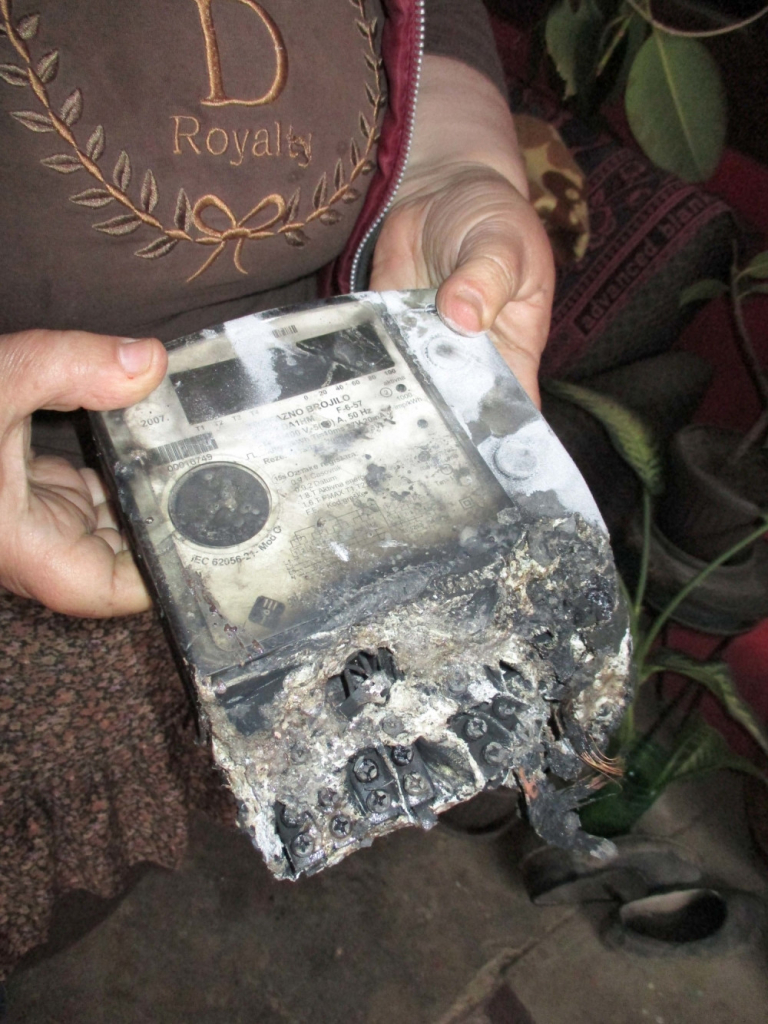 Grom udario u kuću Razvodna tabla strujomer