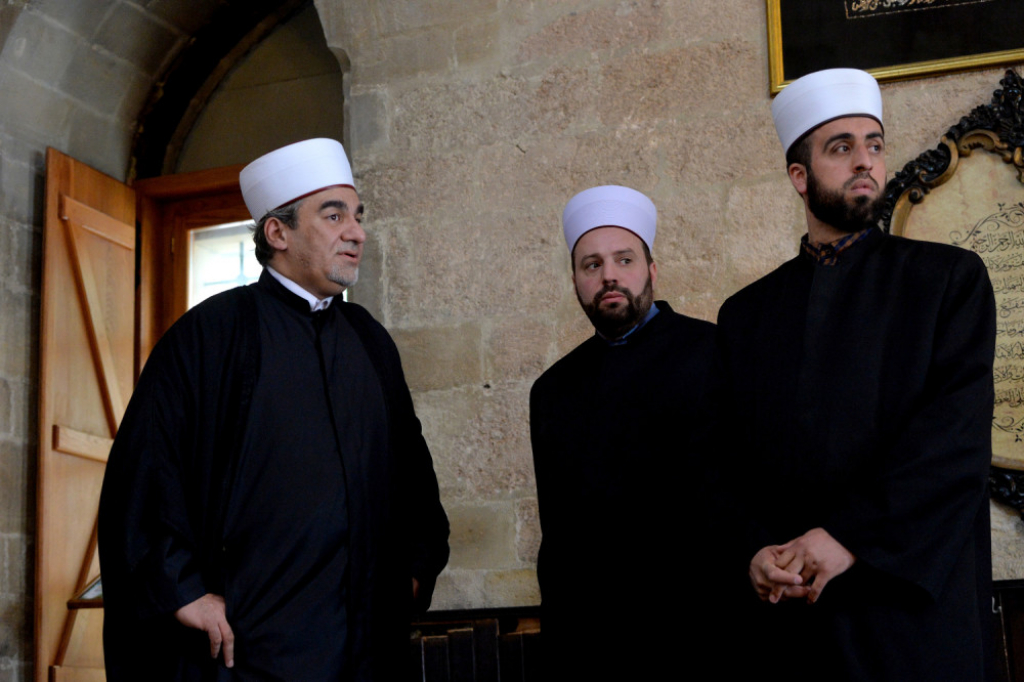 Muftija srbijanski Mustafa Jusufspahić (skroz levo)