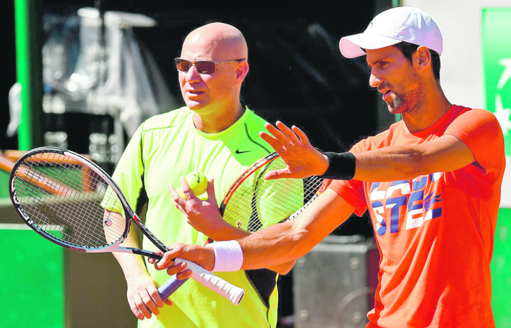 Novak Đoković i Andre Agasi