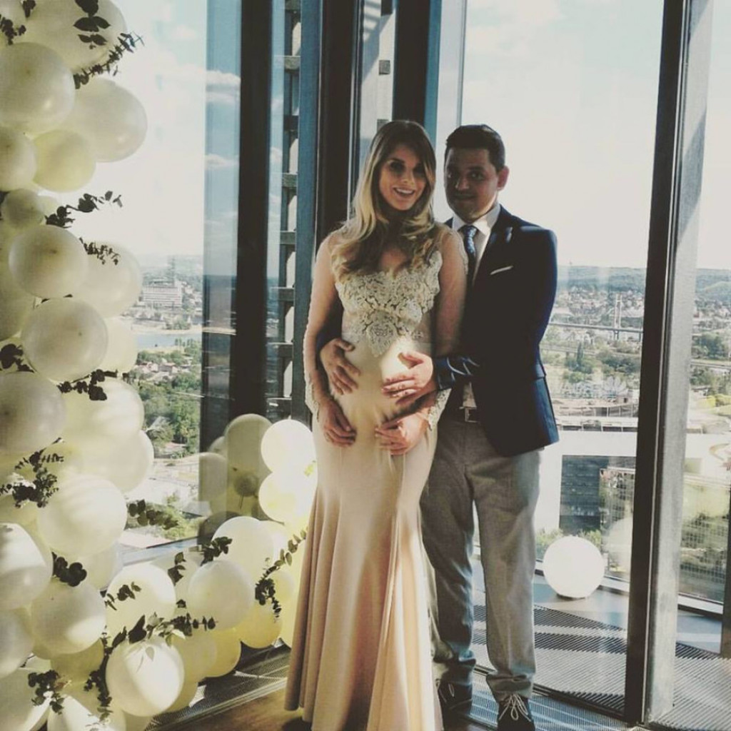 Iva Gajić sa mužem