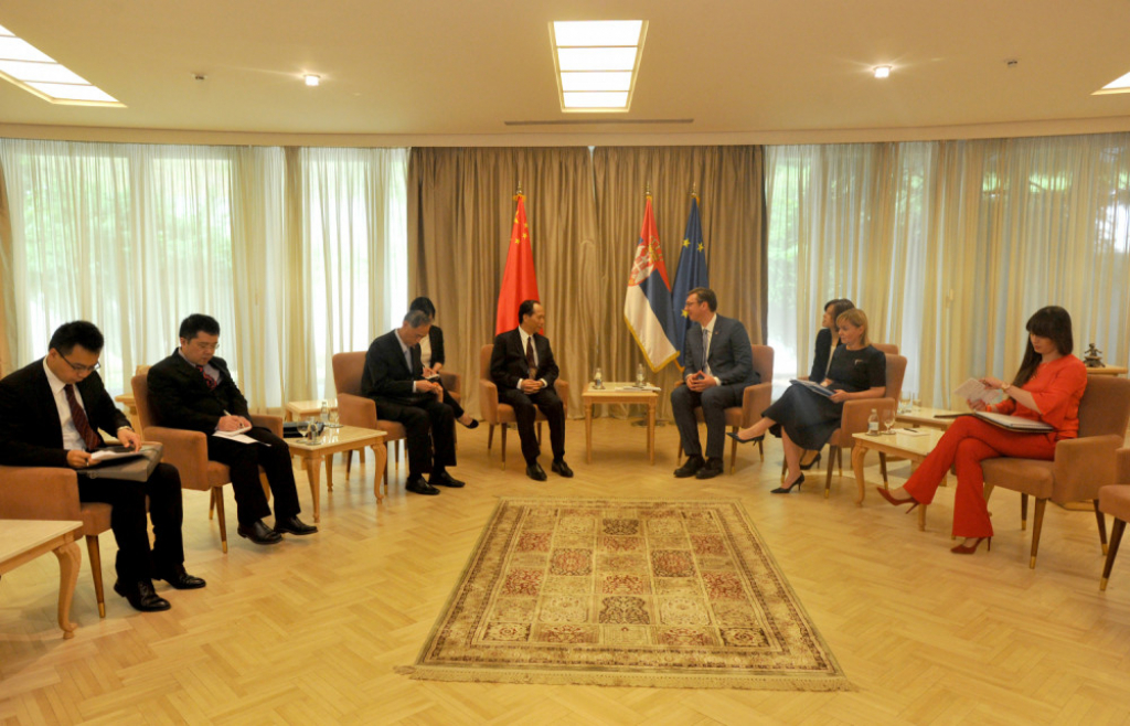 Aleksandar Vučić i Đi Bingsjuen