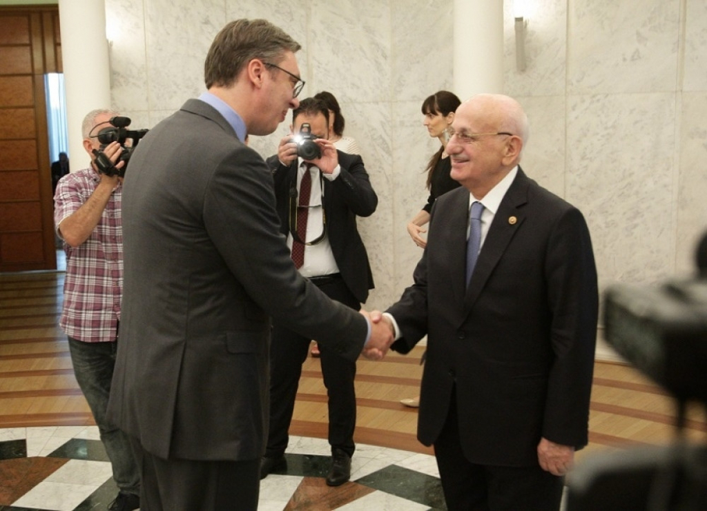 Aleksandar Vučić i Ismail Kahraman