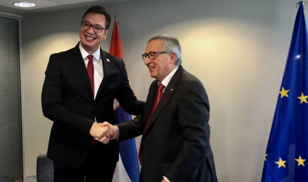 Aleksandar Vučić i Žan Klod Junker