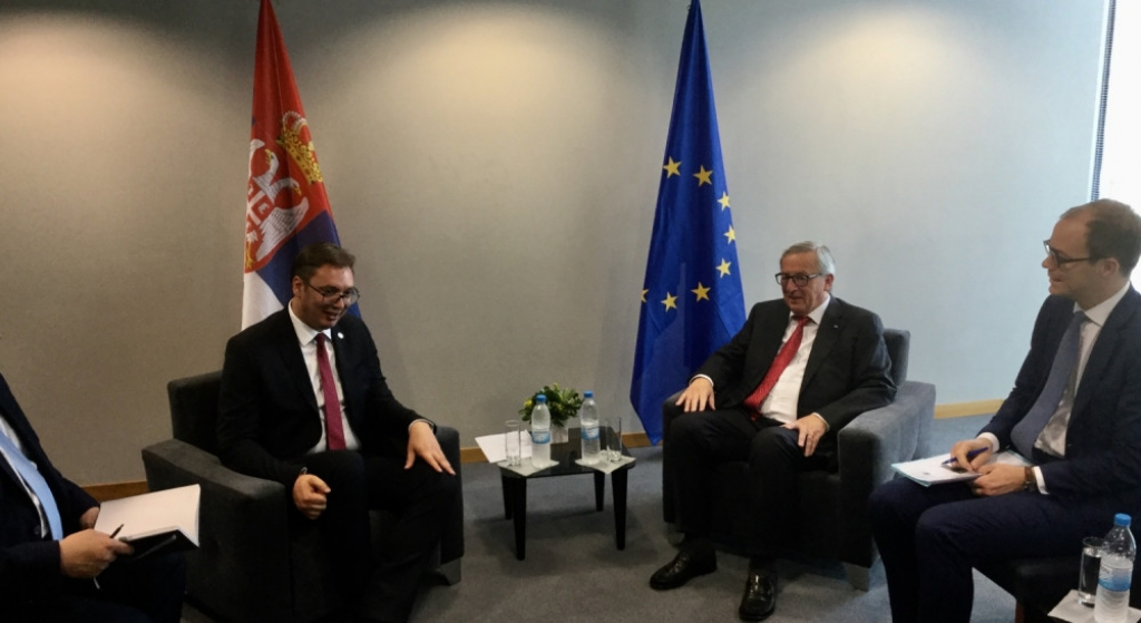 Aleksandar Vučić i Žan Klod Junker