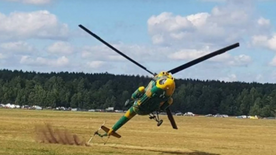Opasan manevar pilota helikoptera mi-2