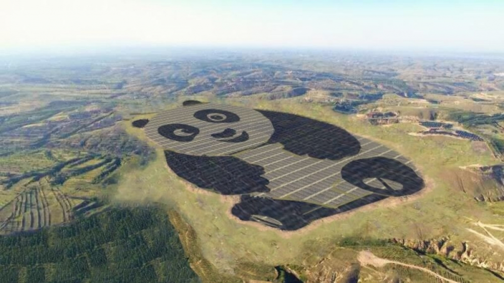 Kineska solarna elektrana u obliku pande