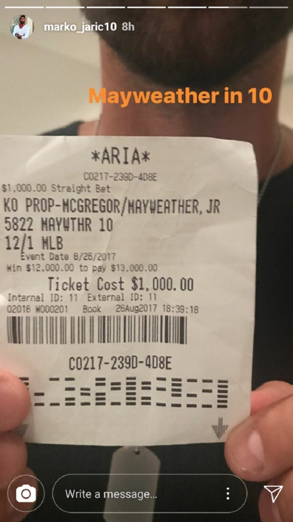 Dobitni tiket Marka Jarića