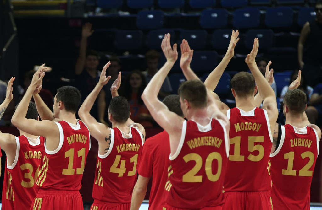Košarkaši Rusije slave pobedu