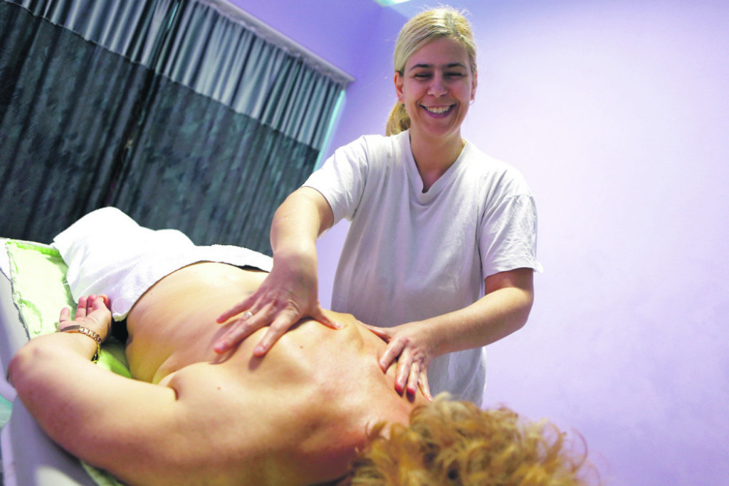 Maserka Sanja Dimković na delu