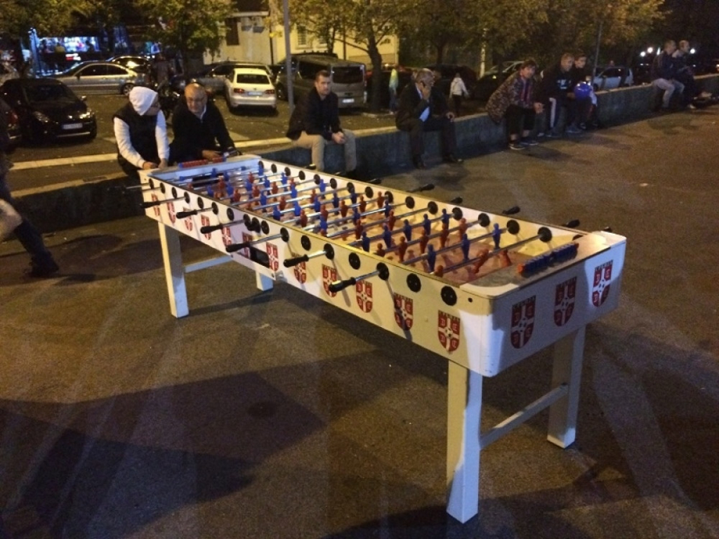 Atmosfera pred meč sa Gruzijom