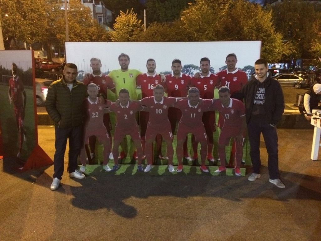 Atmosfera pred meč sa Gruzijom