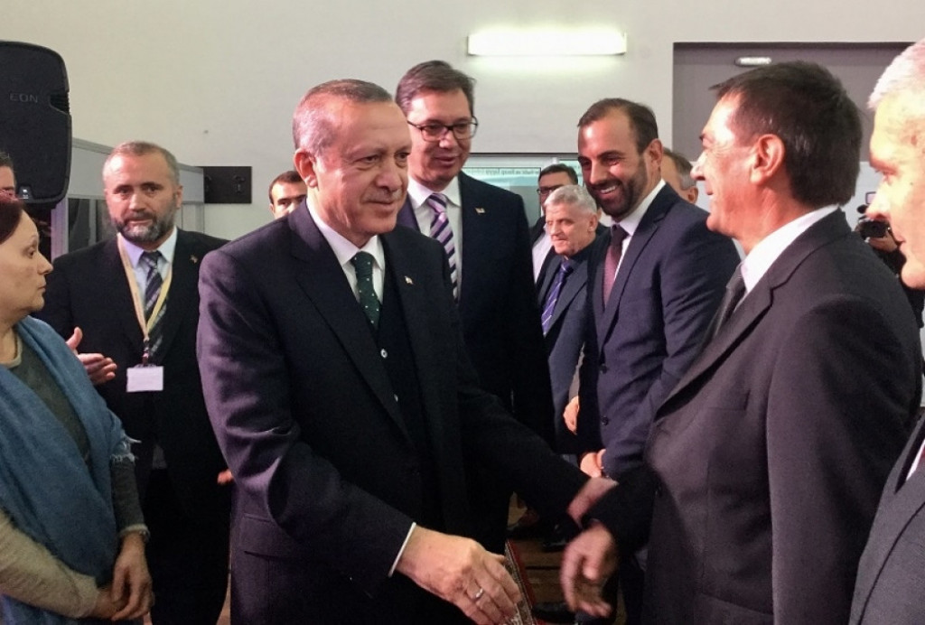 Erdogan i Vučić u Novom Pazaru