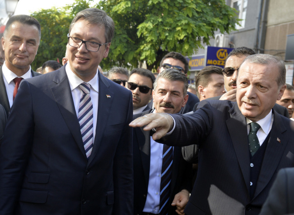 Redžep Tajip Erdogan i Aleksandar Vučić, Novi Pazar