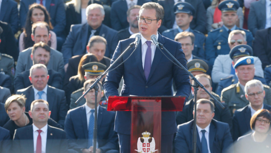 Aleksandar Vučić i zvanice na Batajnici