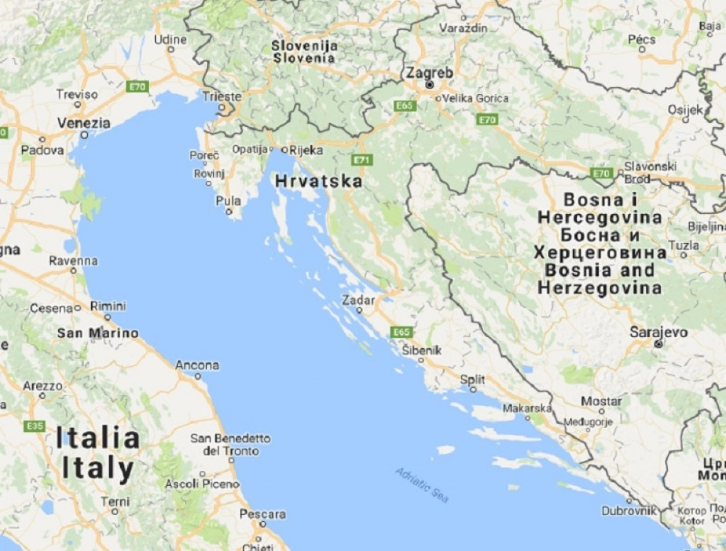 Mapa Hrvatske