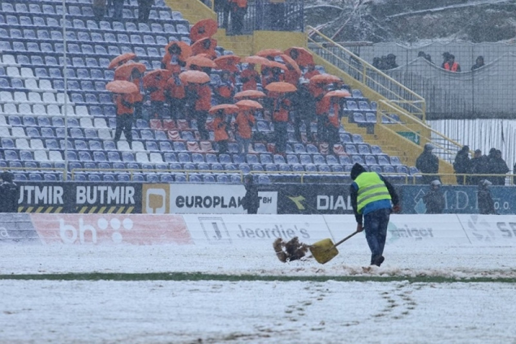 Sneg odložio utakmicu u Sarajevu
