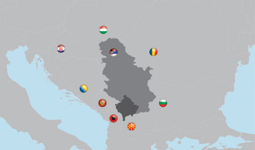 Srbija Balkan komšije okruženje rat kosovo nato eu