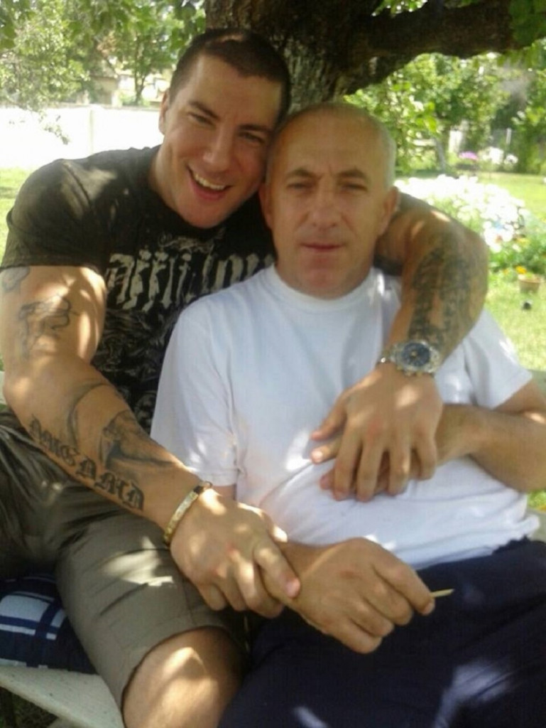 Marko Markuš sa ocem Zoranom 