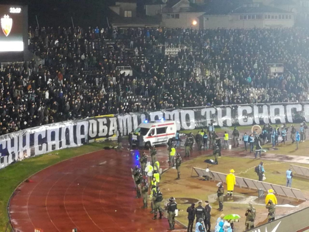 Hitna pomoć intervenisala na južnoj tribini na večitom derbiju