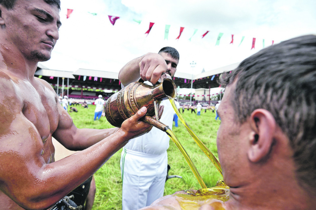 Rvanje u maslinovom ulju