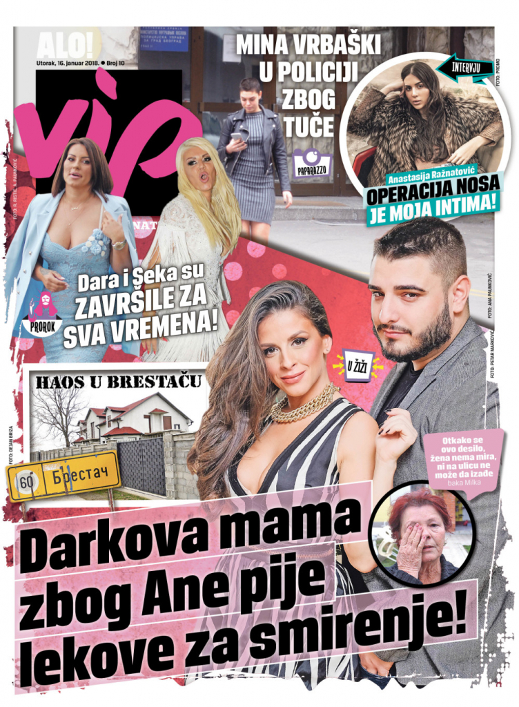Naslovna strana Vip magazina za 16. januar