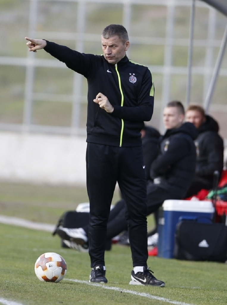 Trener Partizana Miroslav Đukić