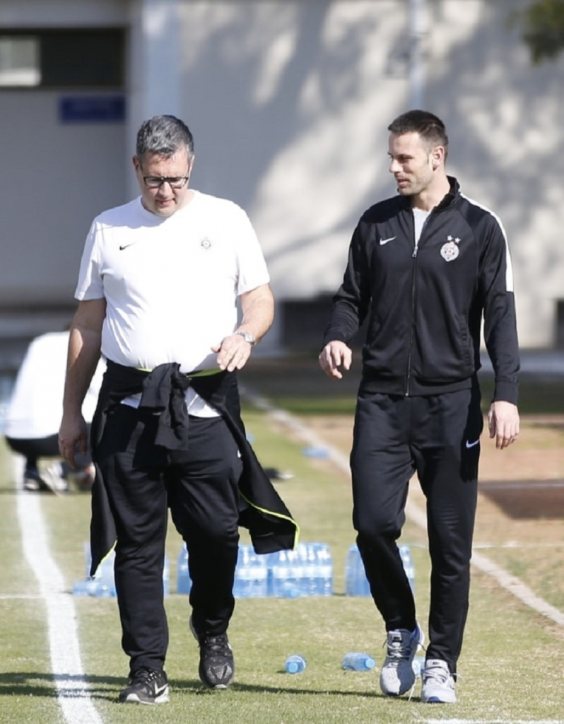 Doktor Partizana Ilija Rosić i Bojan Ostojić