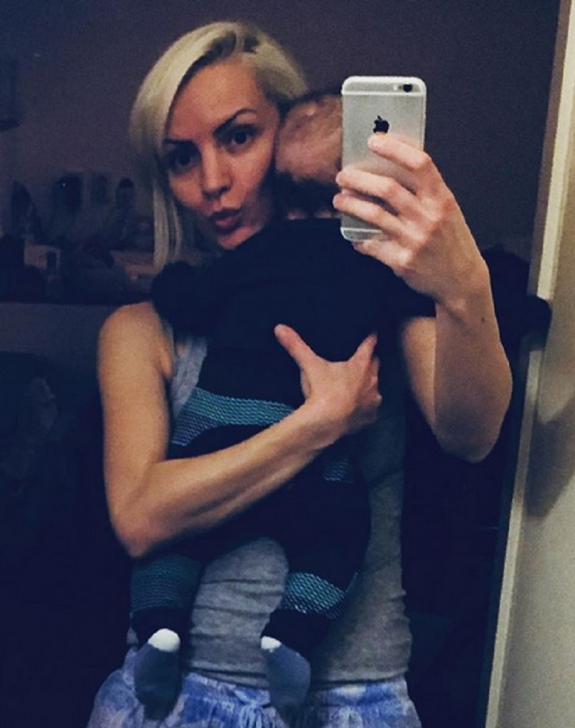 Milena Vučić sa bebom