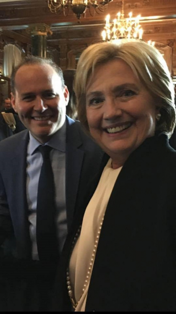 Džej Futlik i Hilari Klinton 