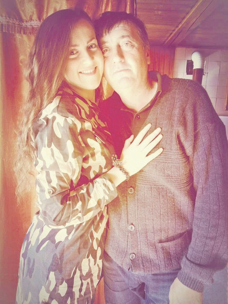 Kristina Kaplanović sa ocem Stanislavom