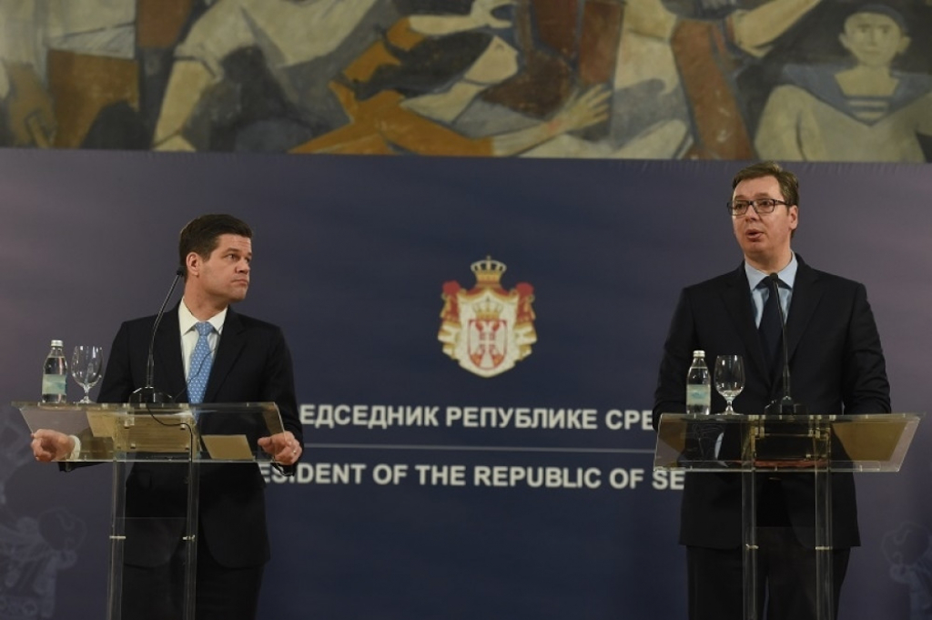 Ves Mičel i Aleksandar Vučić