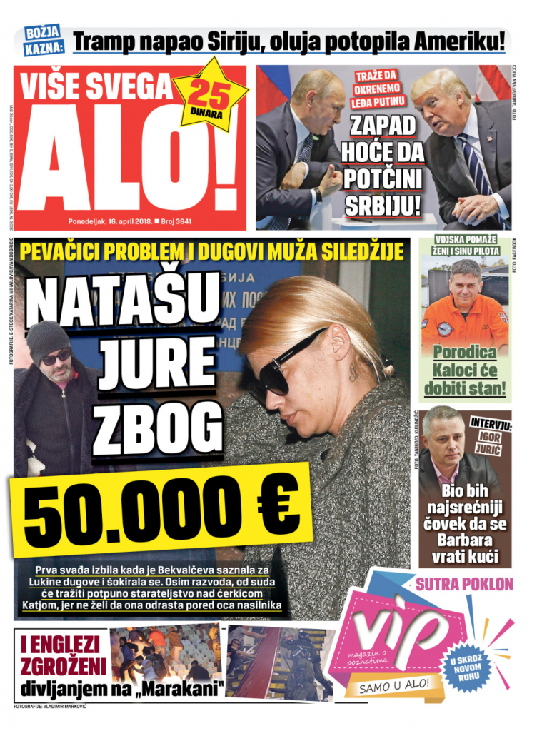 Naslovna strana za 16. april