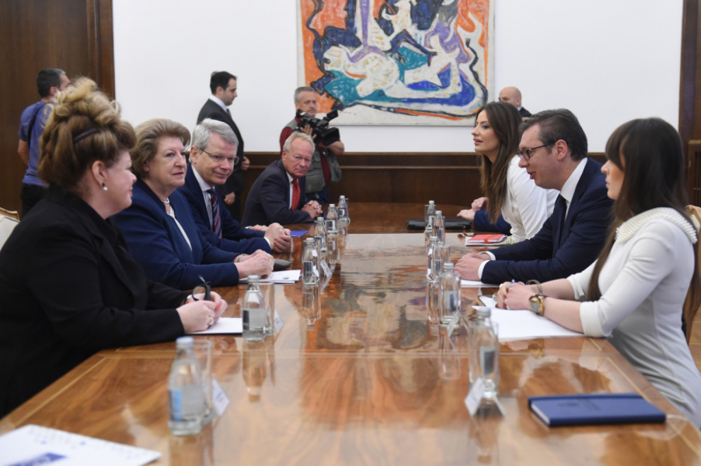 Vučić primio delegaciju Venecijanske komisije
