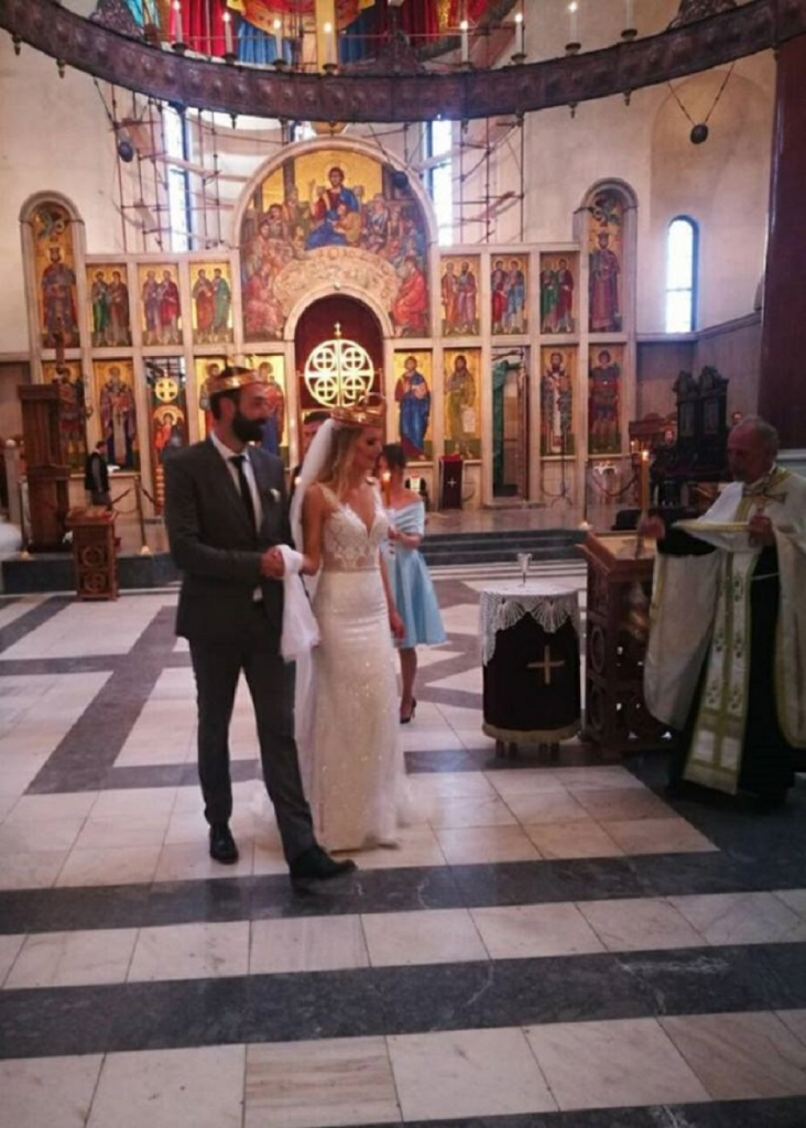 Filip Gavranović na venčanju