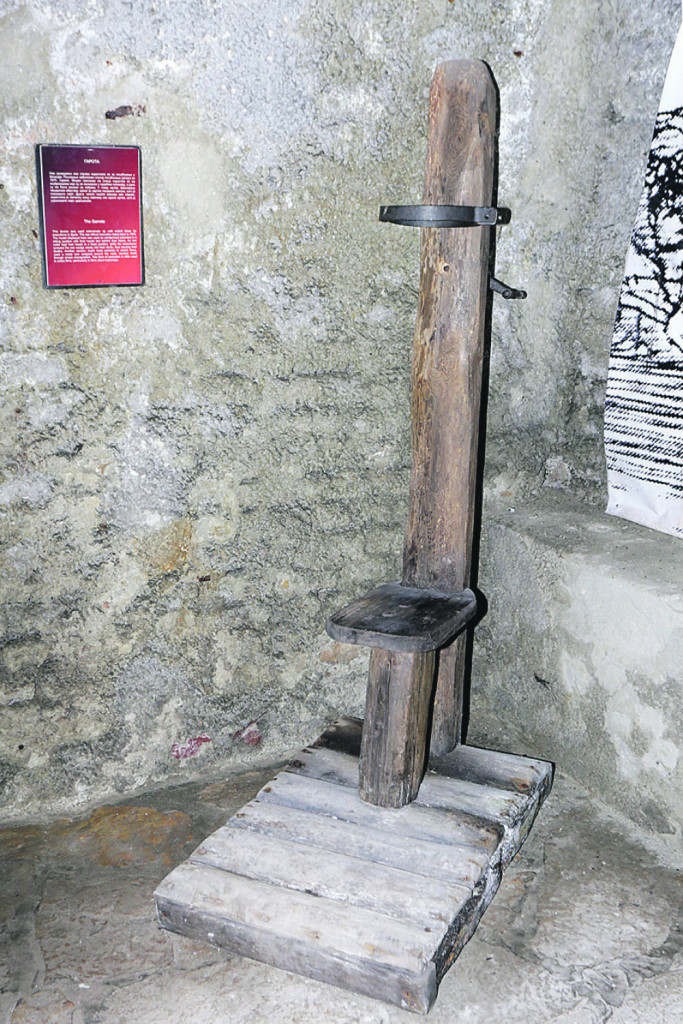Srednjovekovne sprave za mučenje - garota