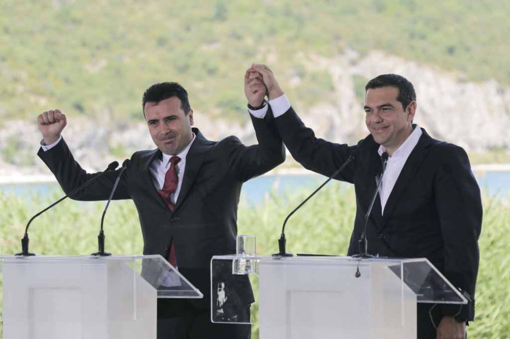 Aleksis Cipras i Zoran Zaev
