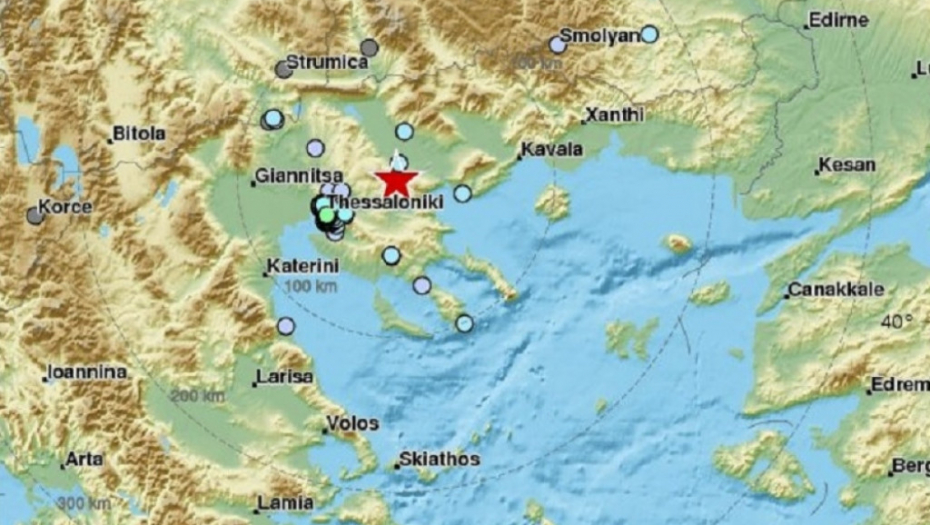 Zemljotres Grčka