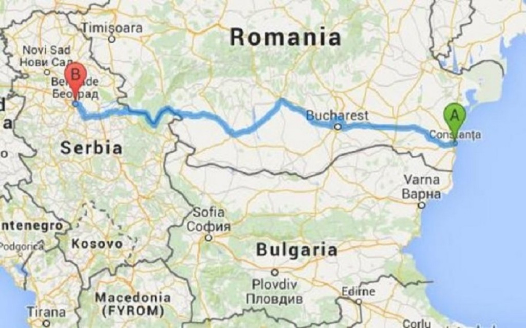 Radzaljina između Rumunije i Srbije
