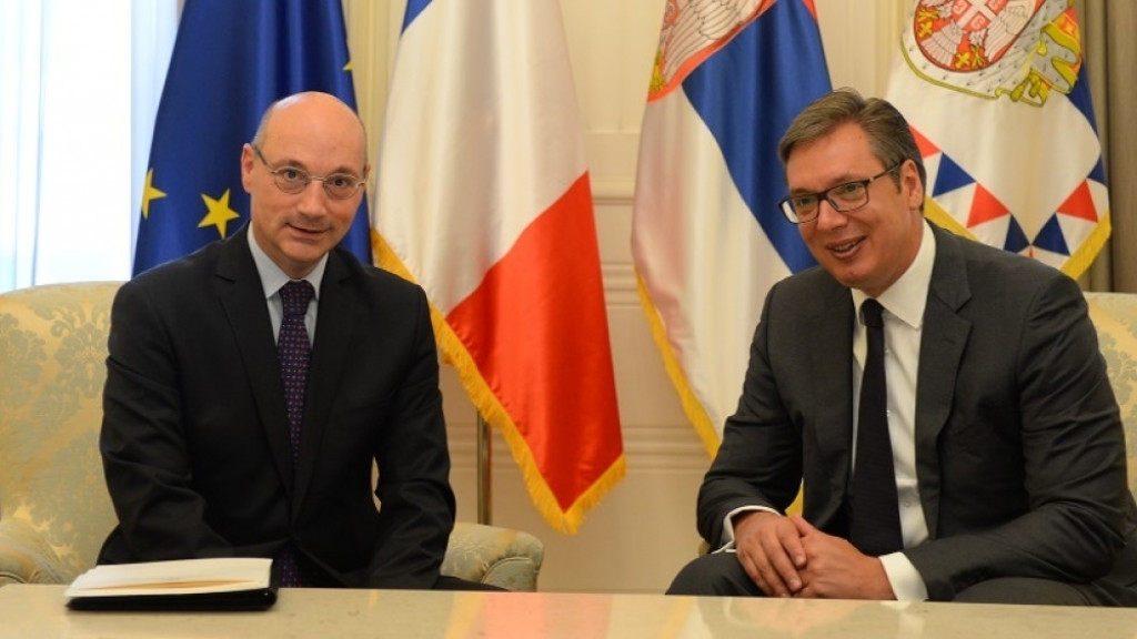Predsednik Vučić sa ambasadorom Francuske