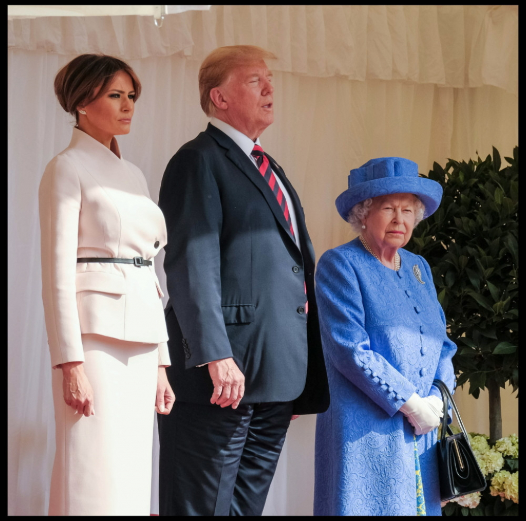 Donald Tramp u poseti kraljici
