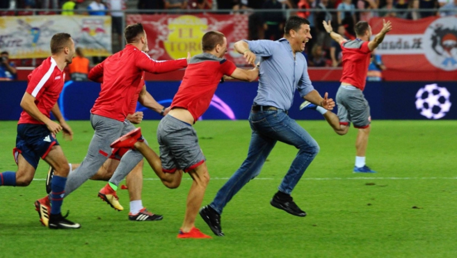 Trener Crvene zvezde Milojević na kraju utakmice u Salcburgu
