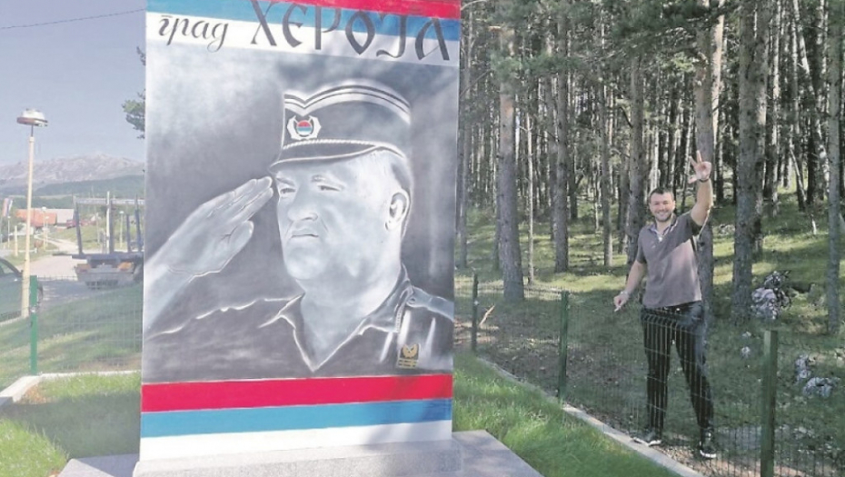 Mandić podigao spomenik generalu Mladiću