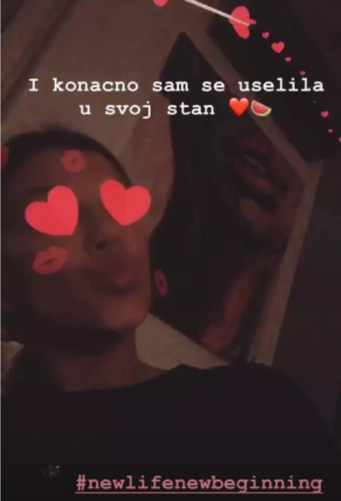 Kija u svom novom stanu