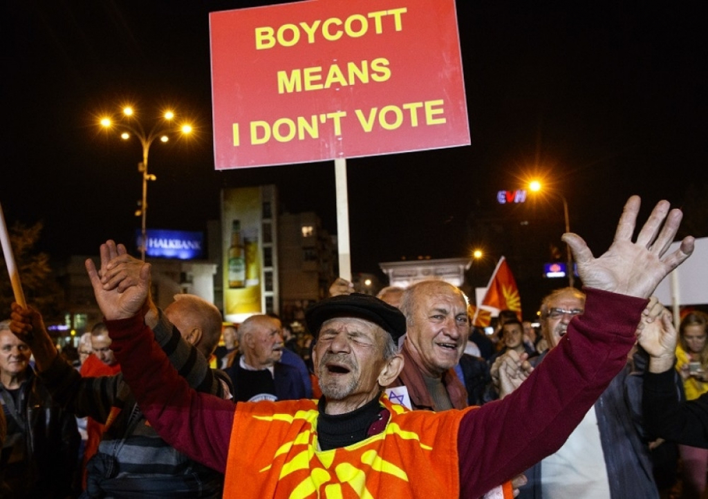 Makedonija, Skoplje, referendum